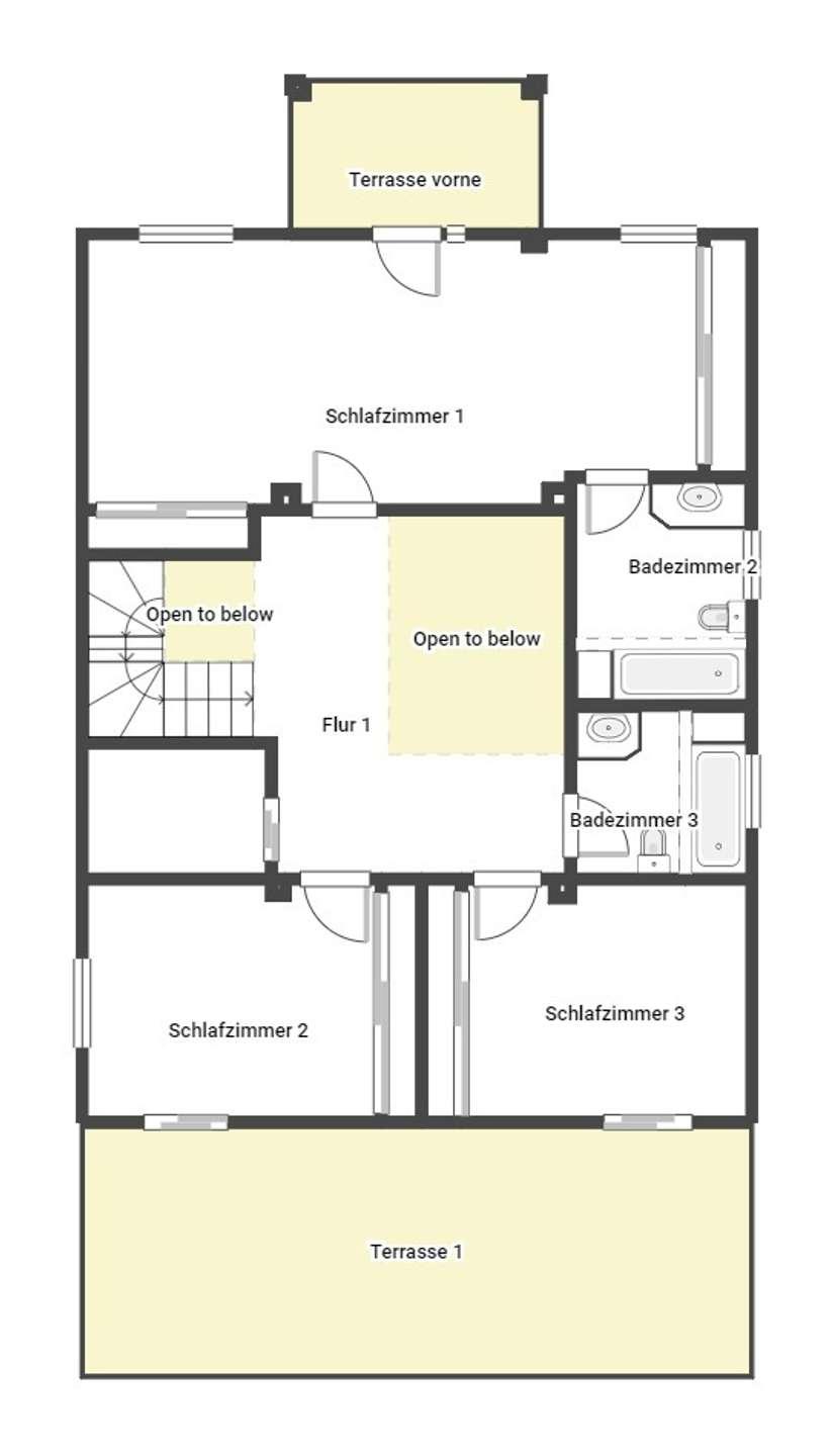 Grundriss 1. Etage