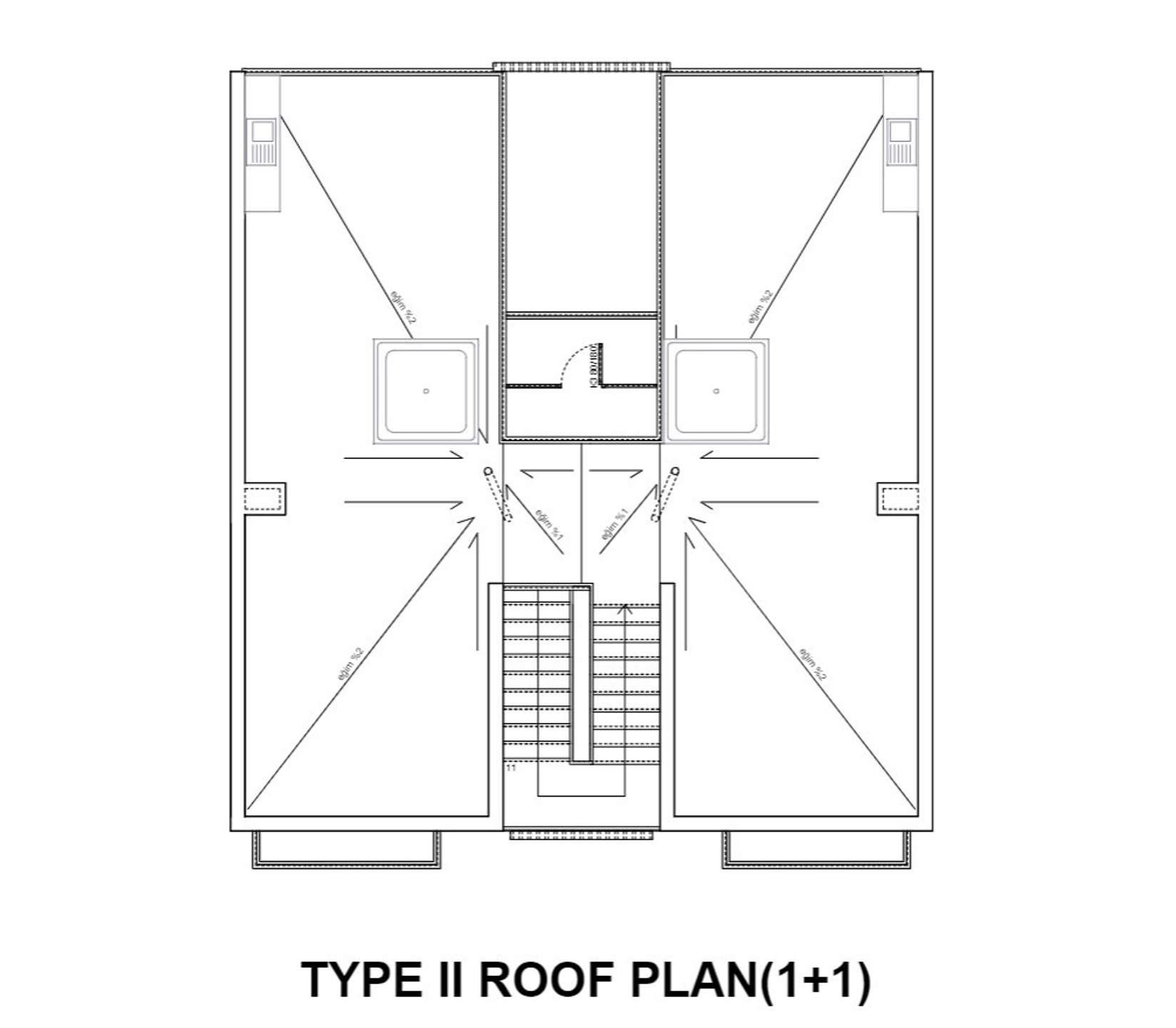 Grundriss Dachterrasse