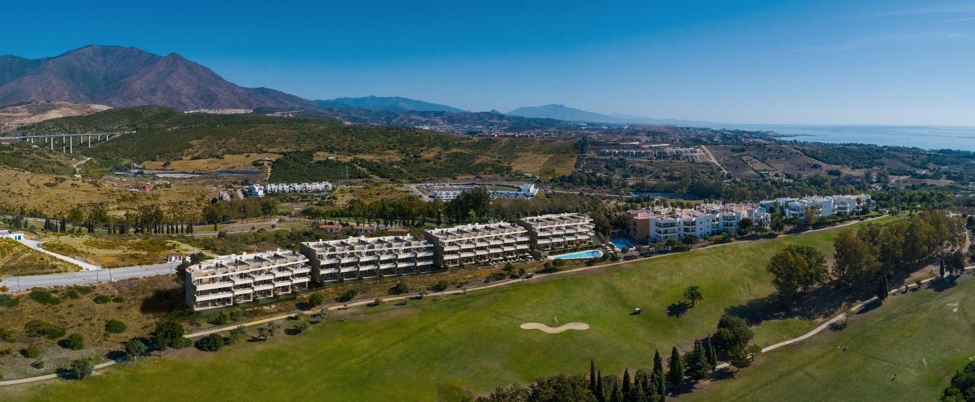 C1-Sunny Golf apartments-Estepona-aereal