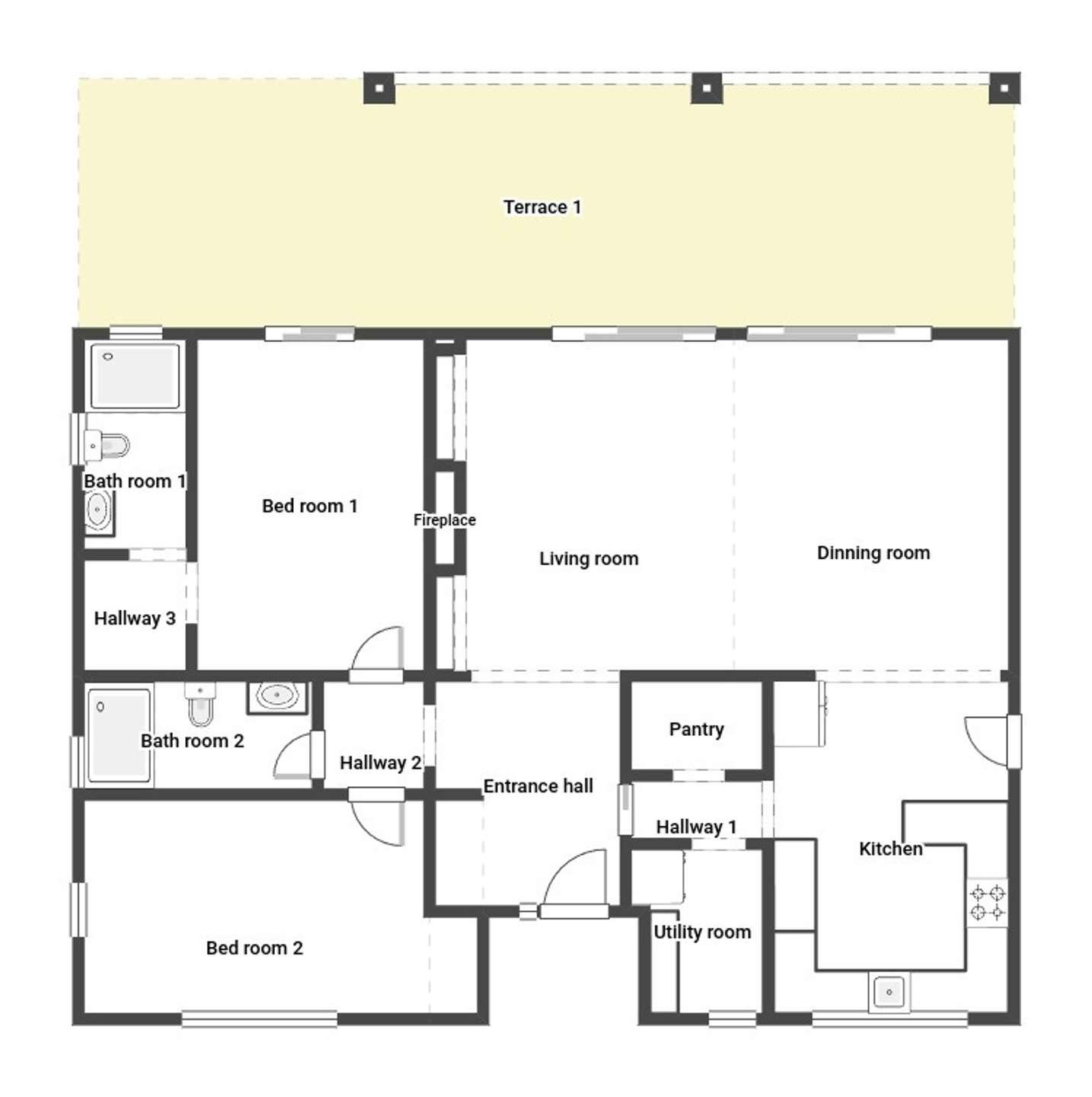 Ground plan - Grundriss