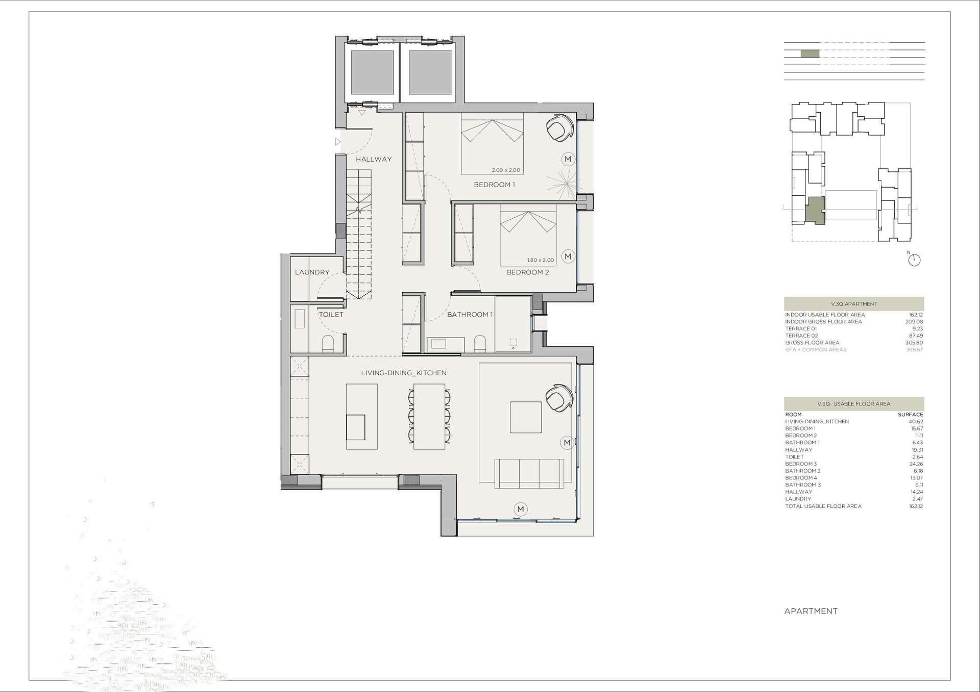 Grundriss/ plano/ floor plan