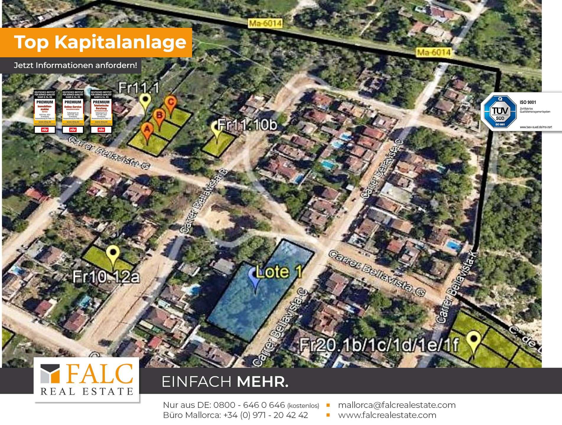 Lageplan 2 - Grundstückspack 1 -  Lote 1 