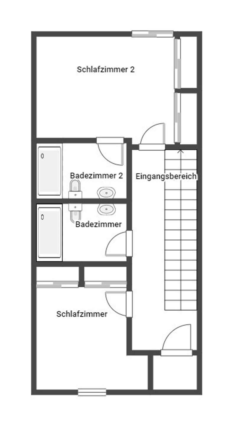 Grundriss OG/croquis 1st floor/floor plan 2nd floor