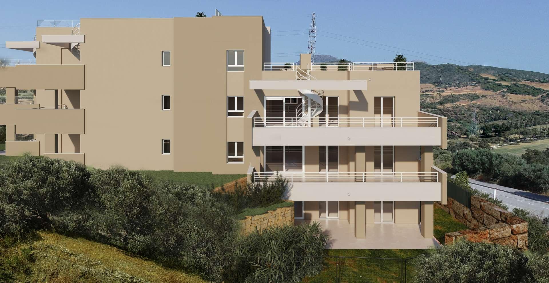 A3.2-Sunny Golf apartments-Estepona-facade