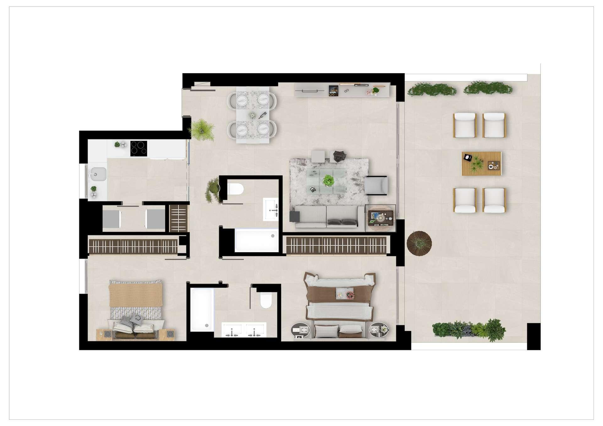 Plan1_Marbella_Lake_apartments_2D BAJA