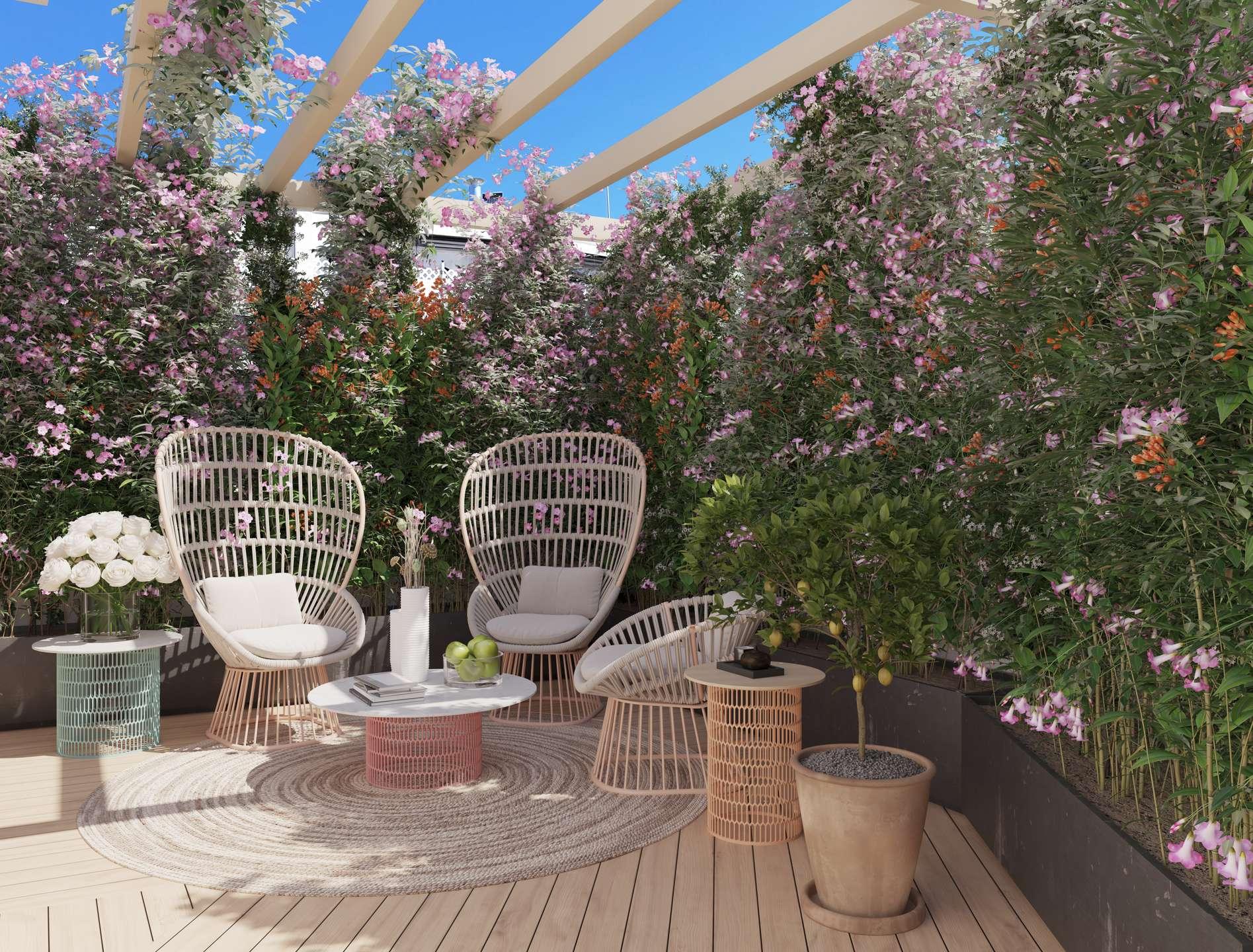 Render oasis de flores