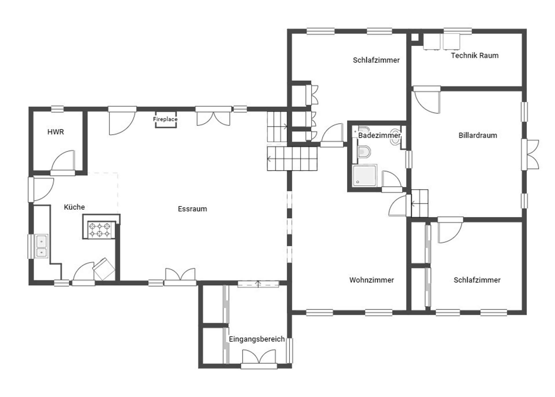 Erdgeschoss/planta baja/ground floor